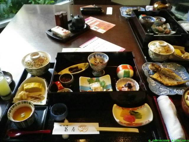 The meals were fabulous.